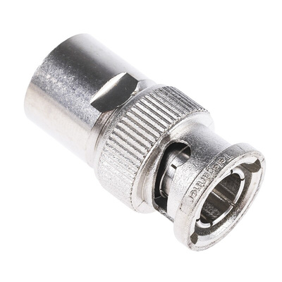 Telegartner, Plug Cable Mount BNC Connector, 50Ω, Clamp Termination, Straight Body