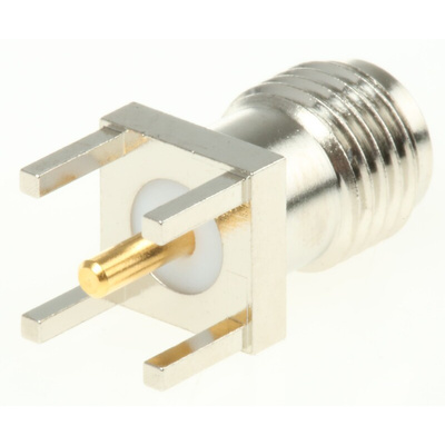binder, jack PCB Mount SMA Connector, 50Ω, Solder Termination, Straight Body