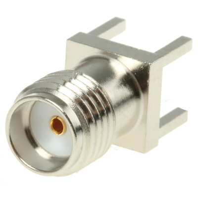 binder, jack PCB Mount SMA Connector, 50Ω, Solder Termination, Straight Body