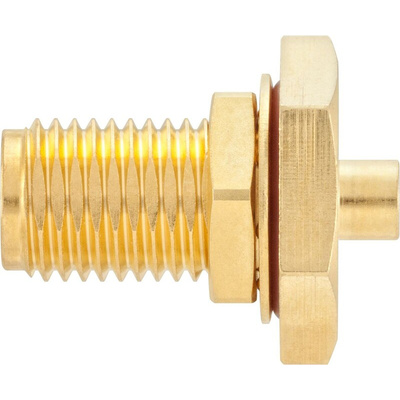 Rosenberger, jack Panel Mount SMA Connector, 50Ω, Solder Termination, Straight Body