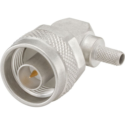 Rosenberger, Plug Cable Mount N Connector, 50Ω, Crimp, Solder Termination, Right Angle Body