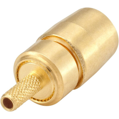 Rosenberger, jack Cable Mount SMB Connector, 50Ω, Crimp Termination, Straight Body