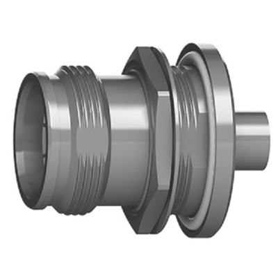 Telegartner 4.3-10 Series, jack Cable Mount 4.3-10 Connector, 50Ω, Crimp Termination, Straight Body