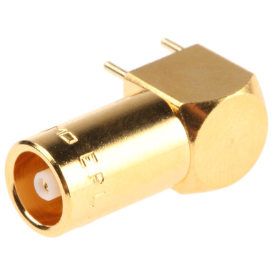 Lemo 00 S Series, jack Through Hole NIM-CAMAC CD/N 549 Connector, 50Ω, Solder Termination, Right Angle Body