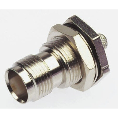 Telegartner, jack Panel Mount TNC Connector, 50Ω, Crimp Termination, Straight Body