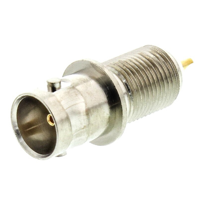 Telegartner, jack Panel Mount BNC Connector, 75Ω, Solder Termination, Straight Body