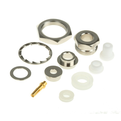 Telegartner, jack Panel Mount TNC Connector, 50Ω, Straight Body