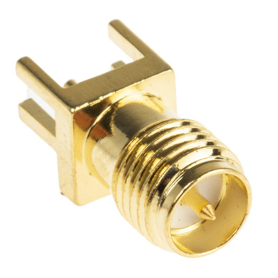 RF Solutions CON Series, jack SMA Connector, Solder Termination, Straight Body