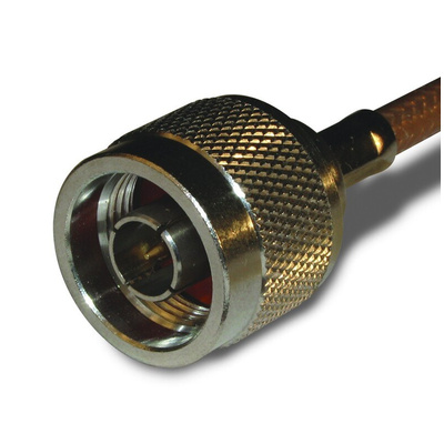 Amphenol RF, Plug Cable Mount N Connector, 50Ω, Crimp Termination, Straight Body
