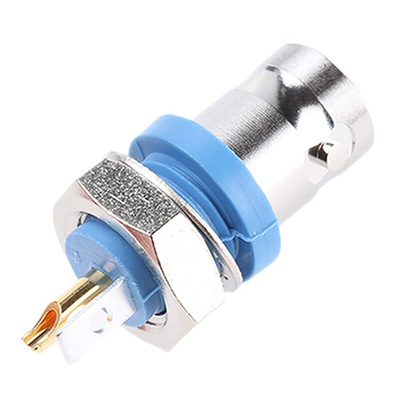 Telegartner, jack Panel Mount BNC Connector, 50Ω, Solder Termination, Straight Body