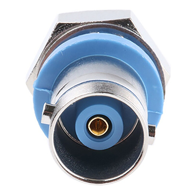 Telegartner, jack Panel Mount BNC Connector, 50Ω, Solder Termination, Straight Body