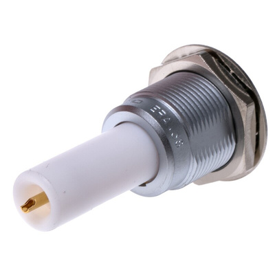 Lemo 3S Series, jack Panel Mount Circular Coaxial Connector, Solder Termination, Straight Body