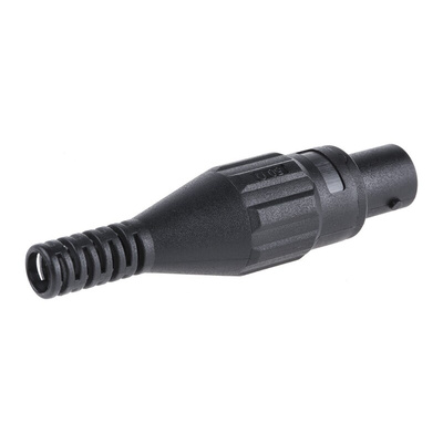 Staubli, jack Cable Mount BNC Connector, Crimp Termination, Straight Body