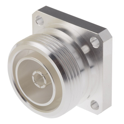 Telegartner, jack Panel Mount 7/16 Connector, 50Ω, Solder Termination, Straight Body