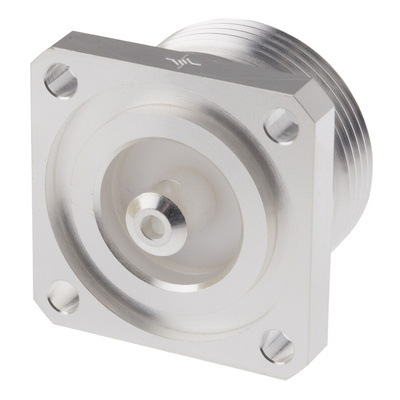 Telegartner, jack Panel Mount 7/16 Connector, 50Ω, Solder Termination, Straight Body