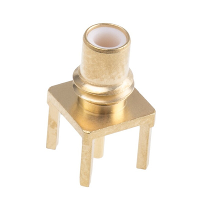 Radiall, jack Through Hole SMC Connector, 50Ω, Solder Termination, Straight Body
