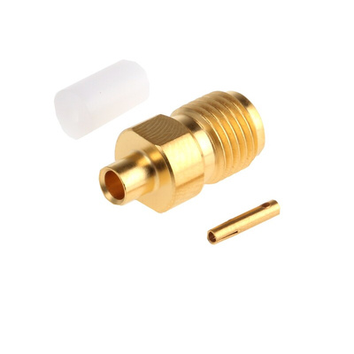 Radiall, jack Cable Mount SMA Connector, 50Ω, Crimp Termination, Straight Body