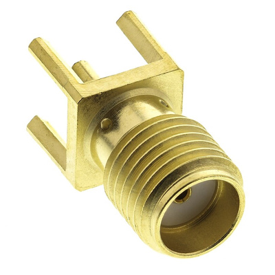 Radiall, jack PCB Mount SMA Connector, 50Ω, Solder Termination, Straight Body