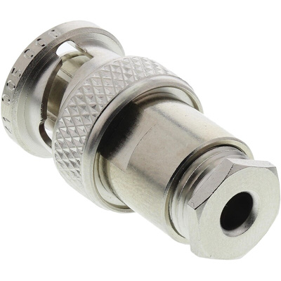 Radiall, Plug Cable Mount BNC Connector, 50Ω, Clamp Termination, Straight Body