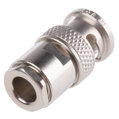 Radiall, Plug Cable Mount BNC Connector, 50Ω, Clamp Termination, Straight Body