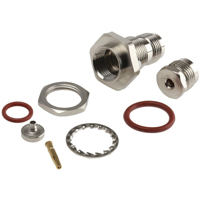 Radiall, jack Panel Mount TNC Connector, 50Ω, Straight Body