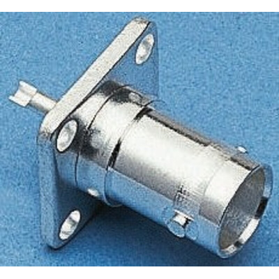 TE Connectivity, jack Flange Mount BNC Connector, 75Ω, Solder Termination, Straight Body
