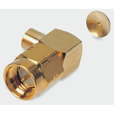 Radiall, Plug Cable Mount SMA Connector, 50Ω, Solder Termination, Right Angle Body