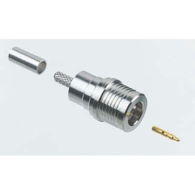 Radiall, Plug Cable Mount QMA Connector, 50Ω, Crimp Termination, Straight Body