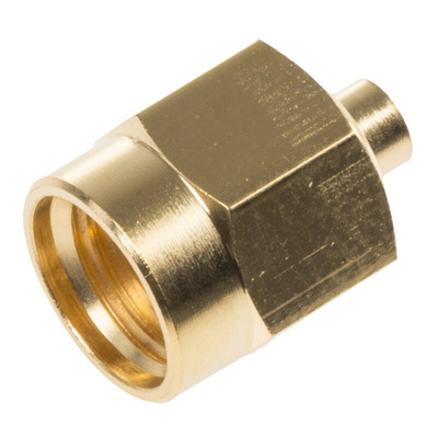 TE Connectivity, Plug Cable Mount SMA Connector, 50Ω, Crimp Termination, Straight Body