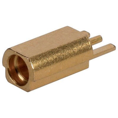 Huber+Suhner, jack Surface Mount MMCX Connector, 50Ω, Solder Termination, Straight Body