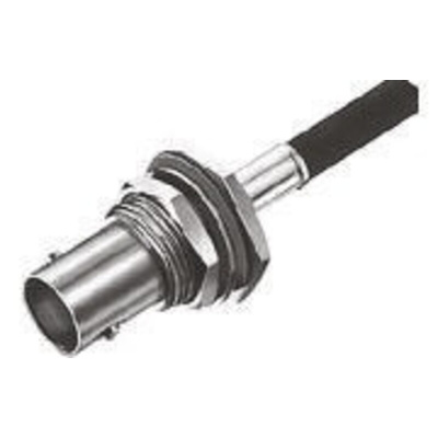 TE Connectivity, jack Panel Mount BNC Connector, 75Ω, Crimp Termination, Straight Body