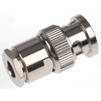 Amphenol, Plug Cable Mount BNC Connector, 50Ω, Clamp Termination, Straight Body