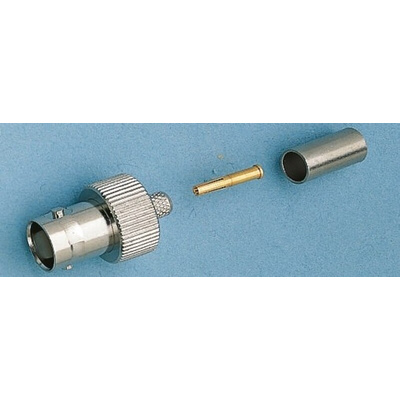 Amphenol, jack Cable Mount BNC Connector, 50Ω, Crimp Termination, Straight Body