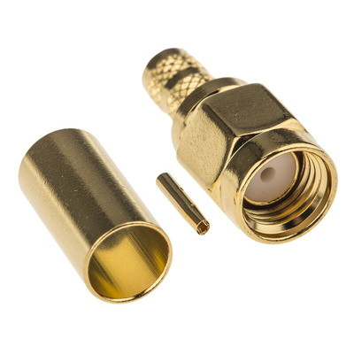 Amphenol, Plug Cable Mount SMA Connector, 50Ω, Crimp Termination, Straight Body