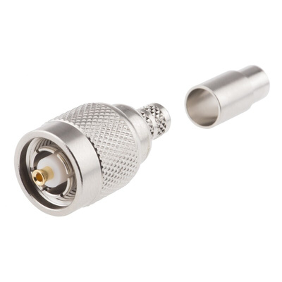 Amphenol, Plug Cable Mount TNC Connector, 50Ω, Crimp Termination, Straight Body
