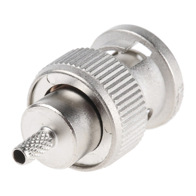 Telegartner, Plug Cable Mount BNC Connector, 50Ω, Crimp Termination, Straight Body
