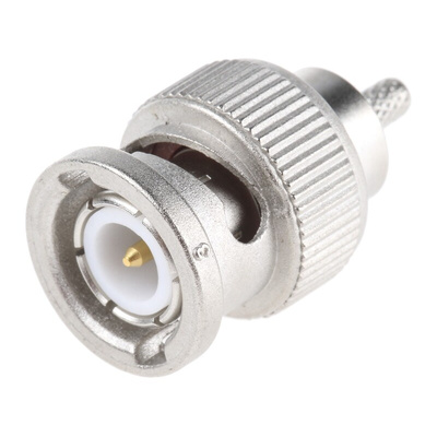 Telegartner, Plug Cable Mount BNC Connector, 50Ω, Crimp Termination, Straight Body