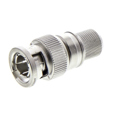 Telegartner, Plug Cable Mount BNC Connector, 75Ω, Crimp Termination, Straight Body