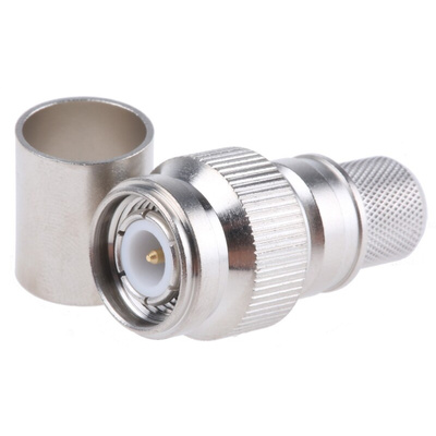 Telegartner, Plug Cable Mount TNC Connector, 50Ω, Crimp Termination, Straight Body