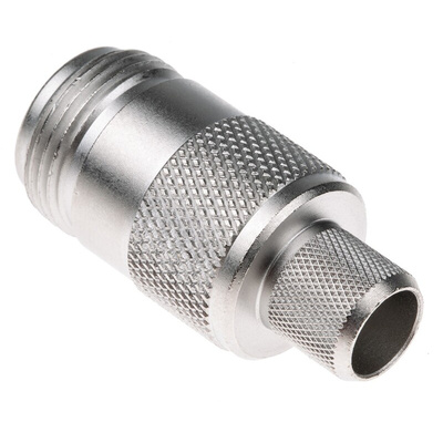 Telegartner, jack Cable Mount N Connector, 50Ω, Crimp Termination, Straight Body