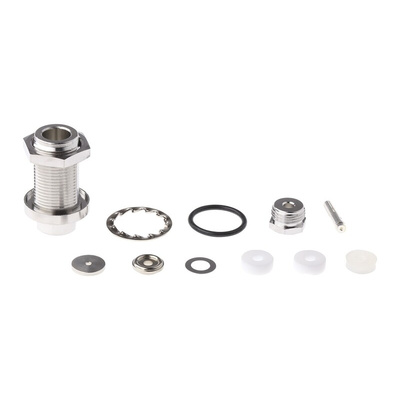 Telegartner, jack Panel Mount N Connector, 50Ω, Straight Body