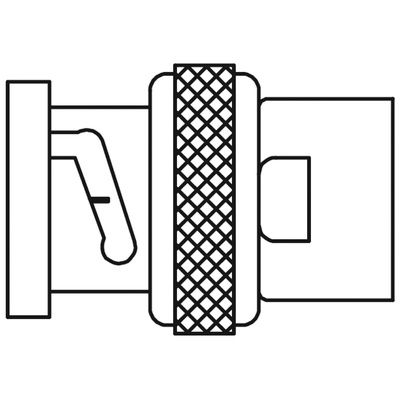 TE Connectivity, Plug Cable Mount BNC Connector, 50Ω, Solder Termination, Straight Body