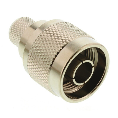 TE Connectivity, Plug Cable Mount N Connector, 50Ω, Crimp Termination, Straight Body