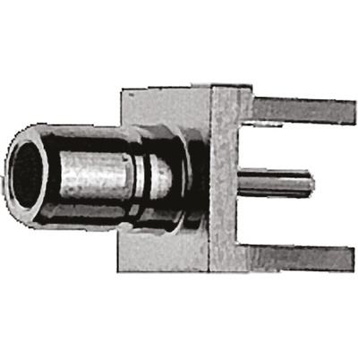 Telegartner, Plug Through Hole SMB Connector, 50Ω, Solder Termination, Straight Body