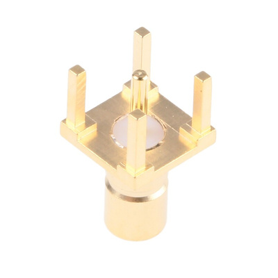 Molex SMB Series, jack Through Hole SMB Connector, 50Ω, Solder Termination, Straight Body