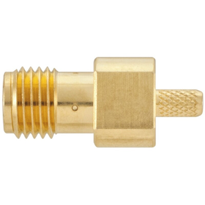 Rosenberger SMA Series, jack Cable Mount SMA Connector, 50Ω, Crimp Termination, Straight Body