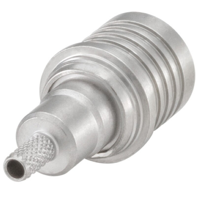 Rosenberger, Plug Cable Mount QMA Connector, 50Ω, Crimp, Solder Termination, Straight Body
