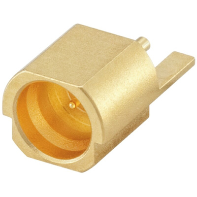 Rosenberger, Plug PCB Mount SMP Connector, 50Ω, Solder Termination, Right Angle Body