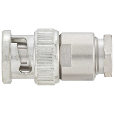 Rosenberger BNC Series, Plug Cable Mount BNC Connector, 50Ω, Clamp Termination, Straight Body
