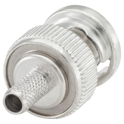 Rosenberger BNC Series, Plug Cable Mount BNC Connector, 50Ω, Crimp Termination, Straight Body